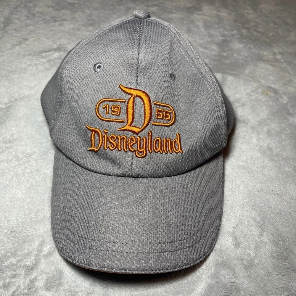 Disney Parks Disneyland Hat Adult Grey Mesh Performance Baseball Cap Adjustable
